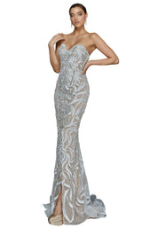 Terani 2011P1067 Ivory/Nude