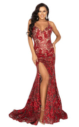 Terani 2011P1153 Red-Nude