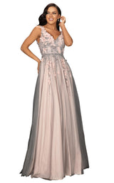 Terani 2011P1207 Silver/Blush
