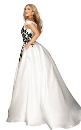 Terani 2011P1229 Ivory-Black
