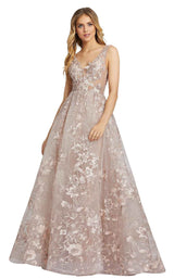 Mac Duggal 20153D Dusty Rose
