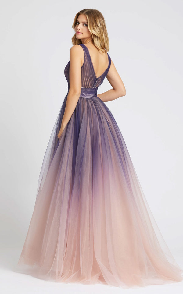 Mac Duggal 20221 Indigo Ombre