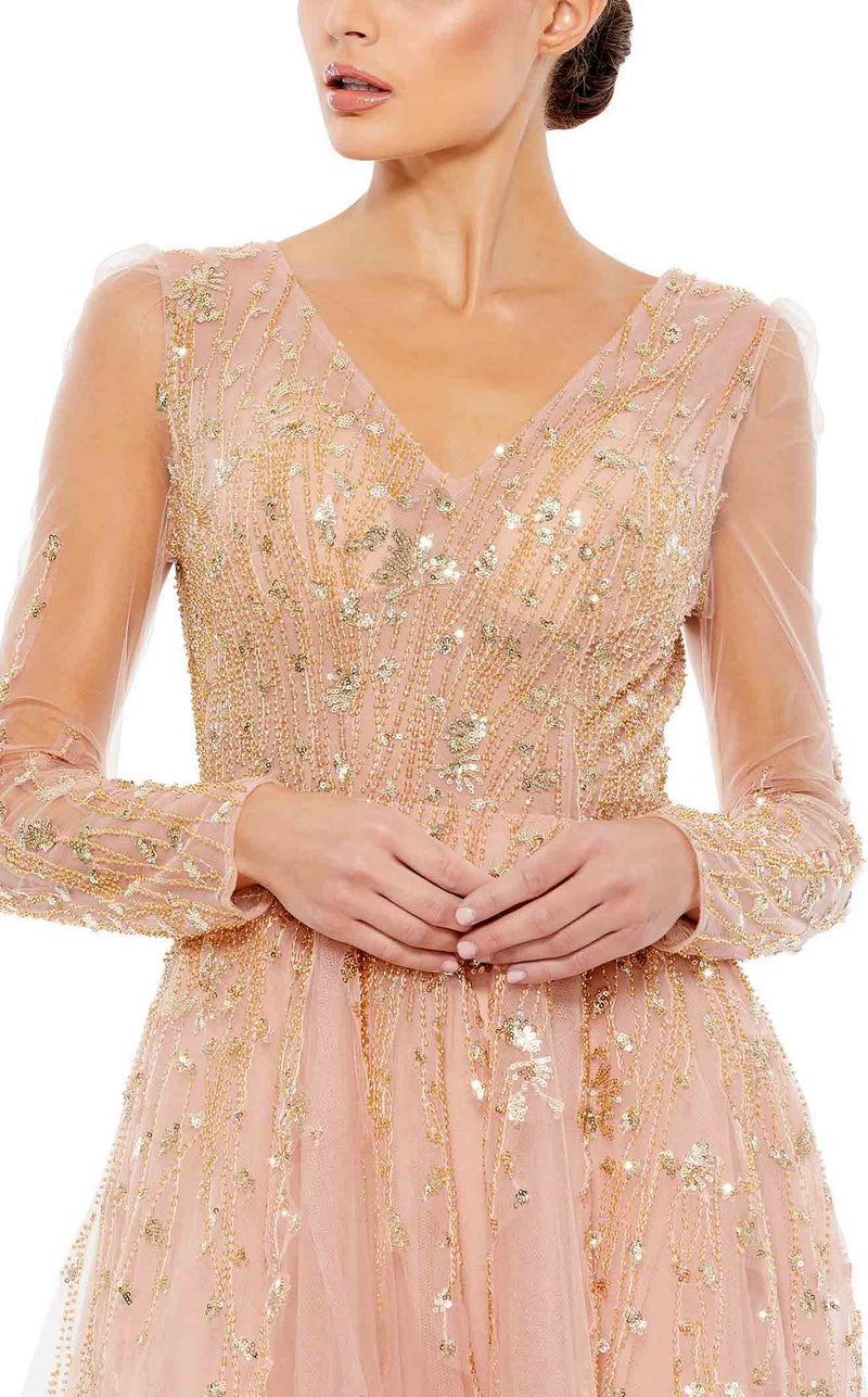Mac Duggal 20295 Pink/Champagne