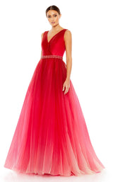 Mac Duggal 20378 Red Ombre