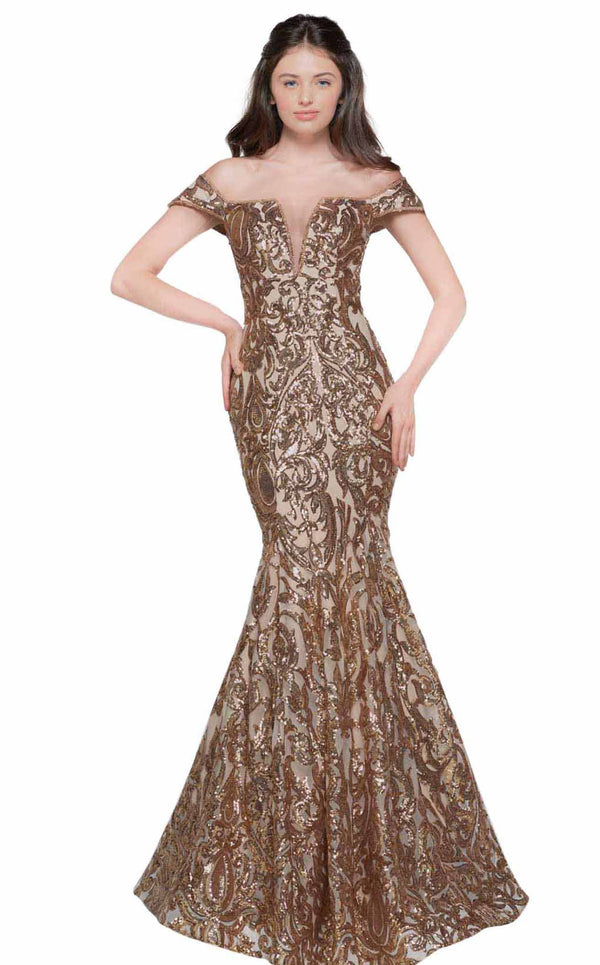 Colors Dress 2037 Gold