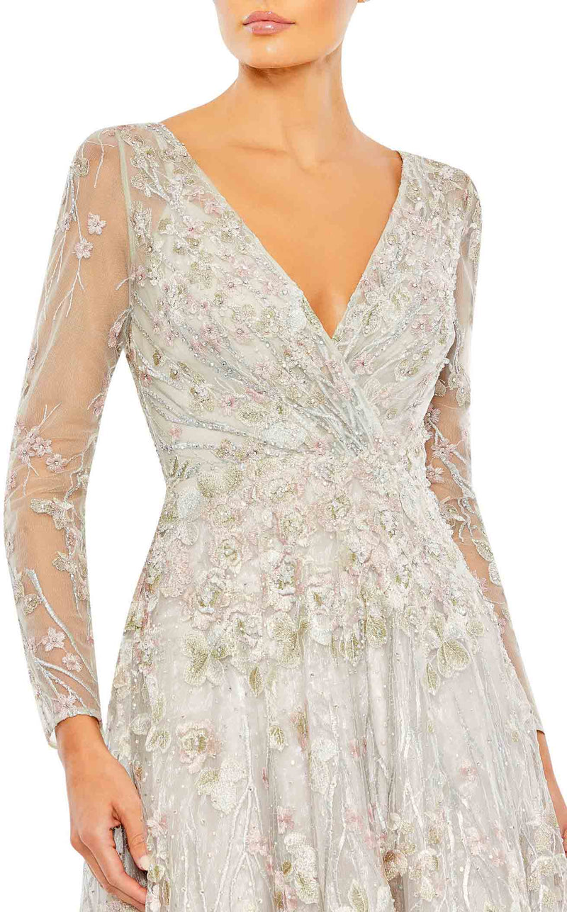 Mac Duggal 20402 Pastel Multi