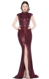 Colors Dress 2040 Wine