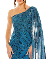 Mac Duggal 20528 Ocean-Blue