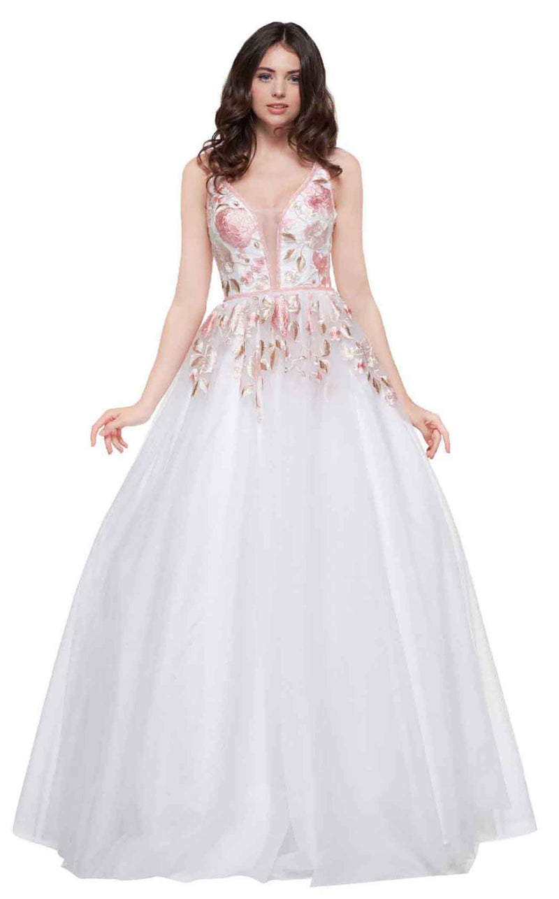 Colors Dress 2061 White-Blush