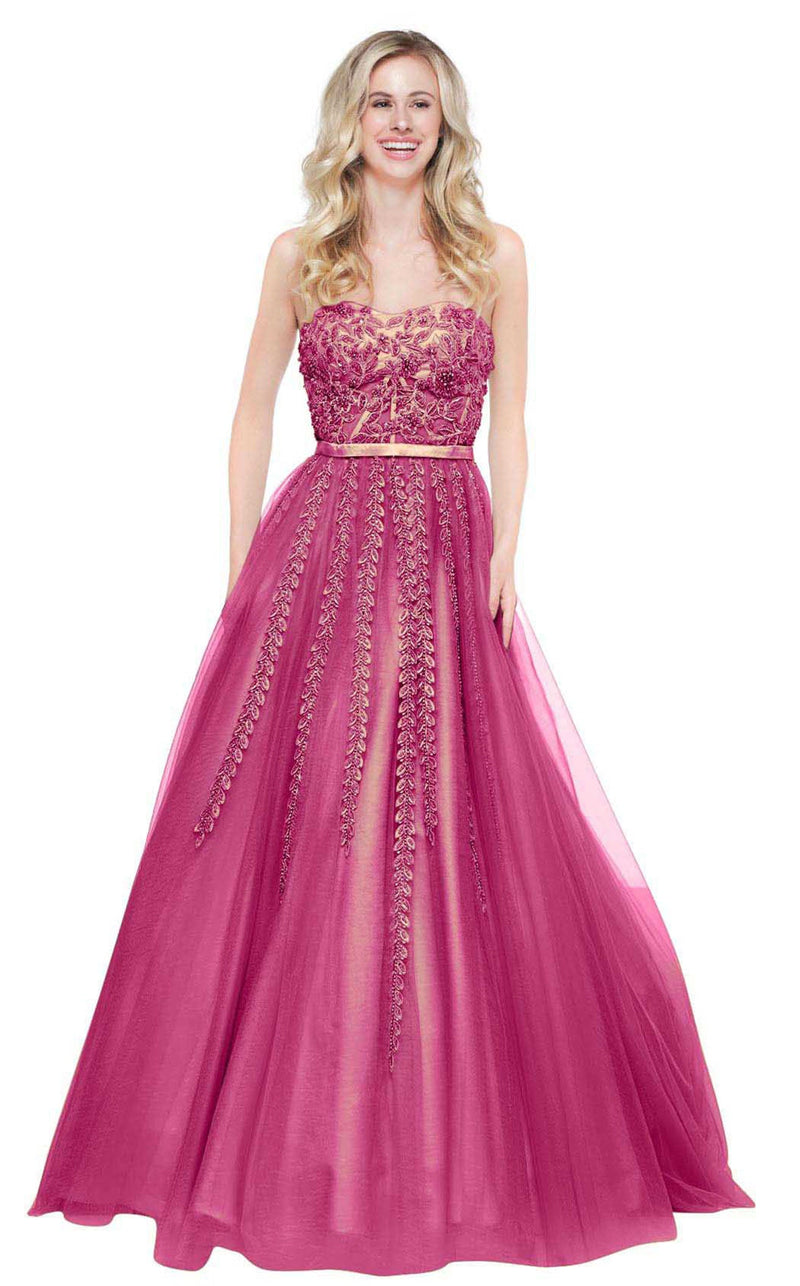 Colors Dress 2065 Berry-Nude