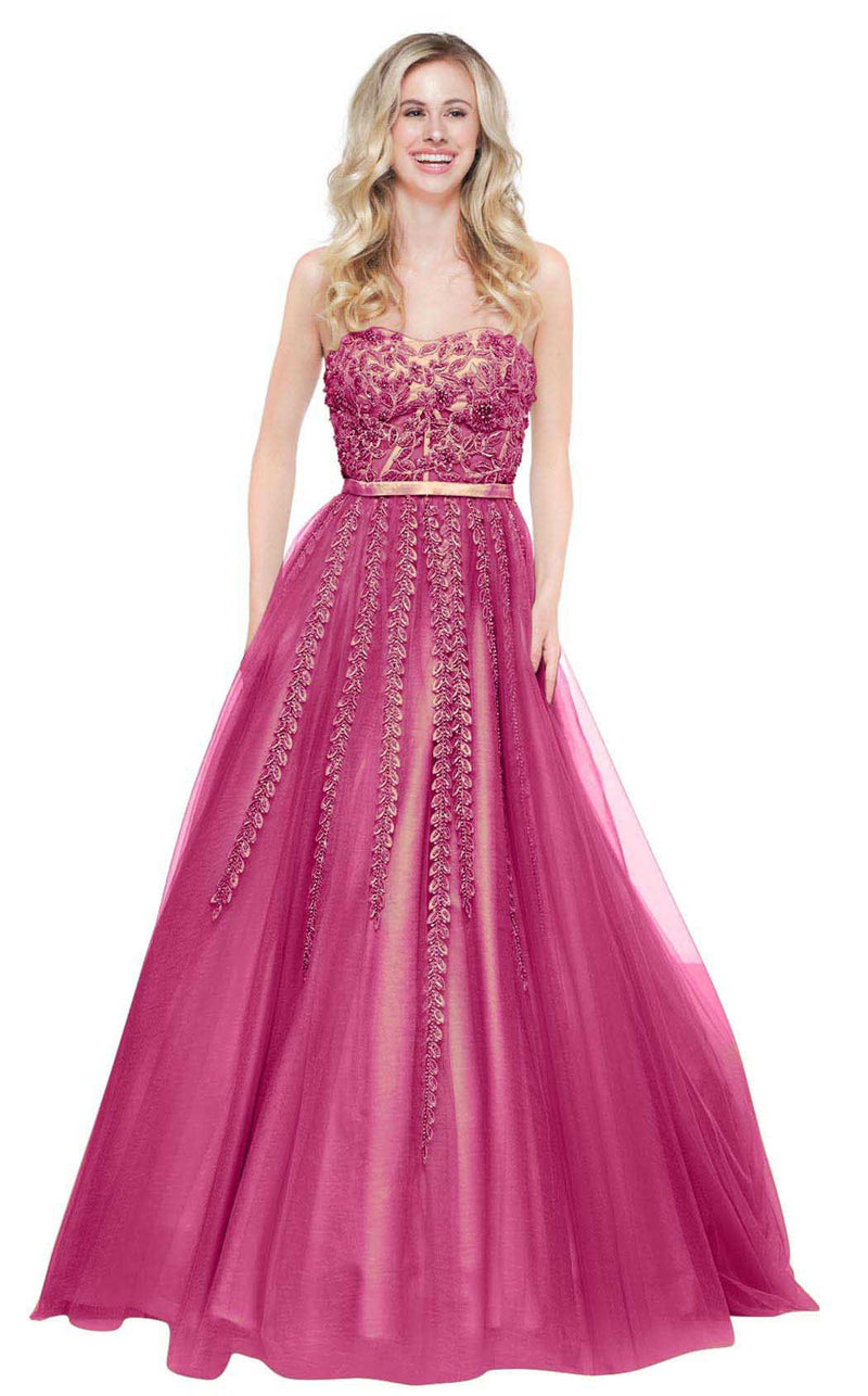 Colors Dress 2065 Berry-Nude