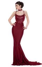 Colors Dress 2070 Wine