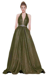 Colors Dress 2087 Olive Multi