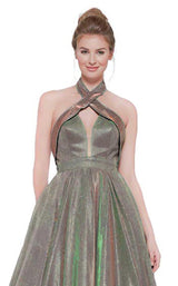 Colors Dress 2094 Green Multi