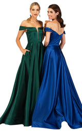 Cecilia Couture 2105 Hunter-Green&Royal-Blue