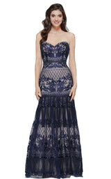 Colors Dress 2105 Navy/Nude