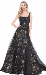 Colors Dress 2111 Black/Gold