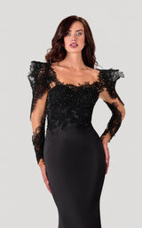 Terani 2111E4721 Black-Nude
