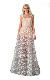 Terani 2111P4045 Ivory/Nude