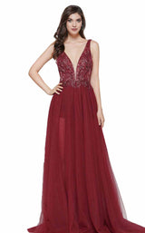Colors Dress 2117 Wine