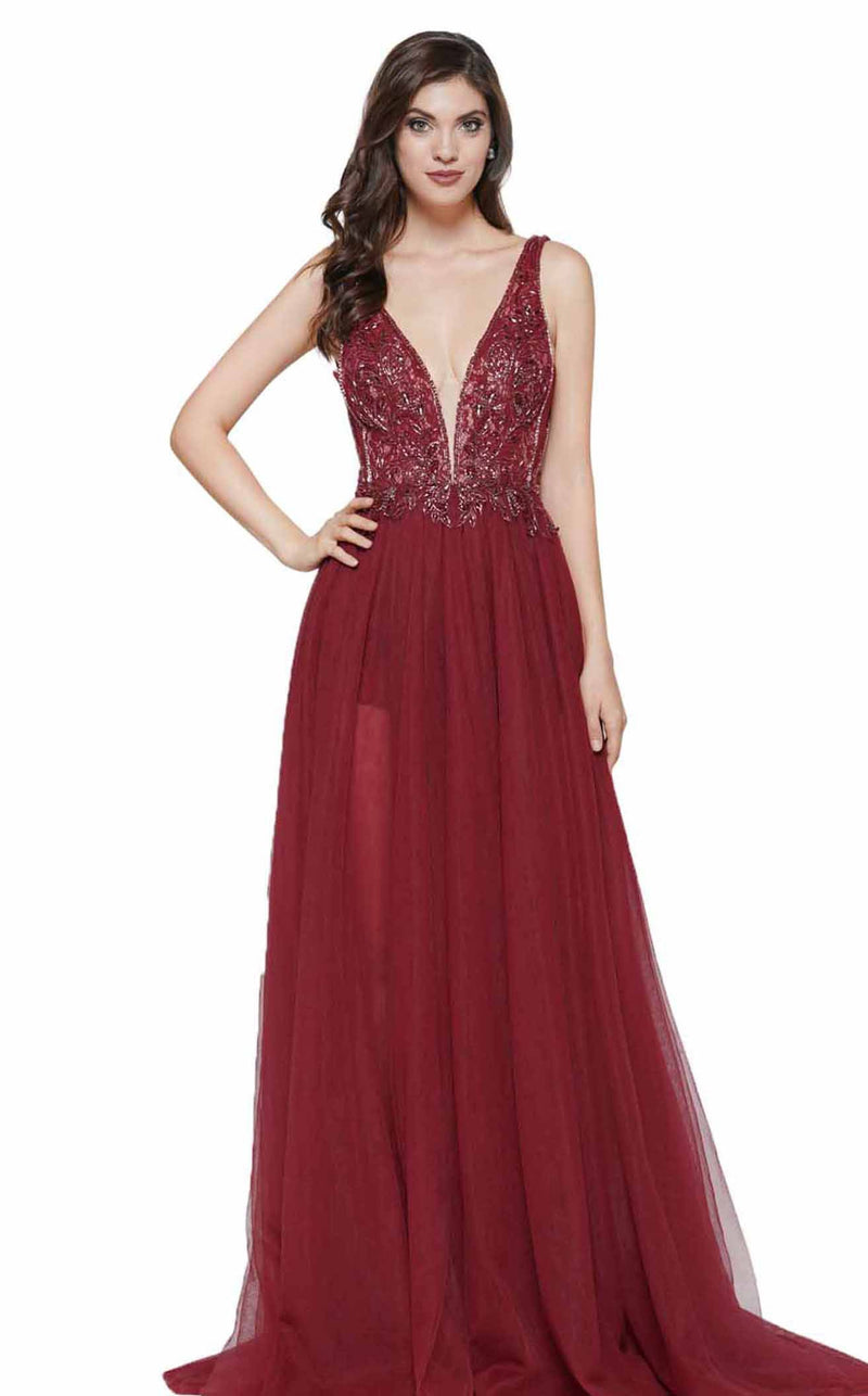 Colors Dress 2117 Wine