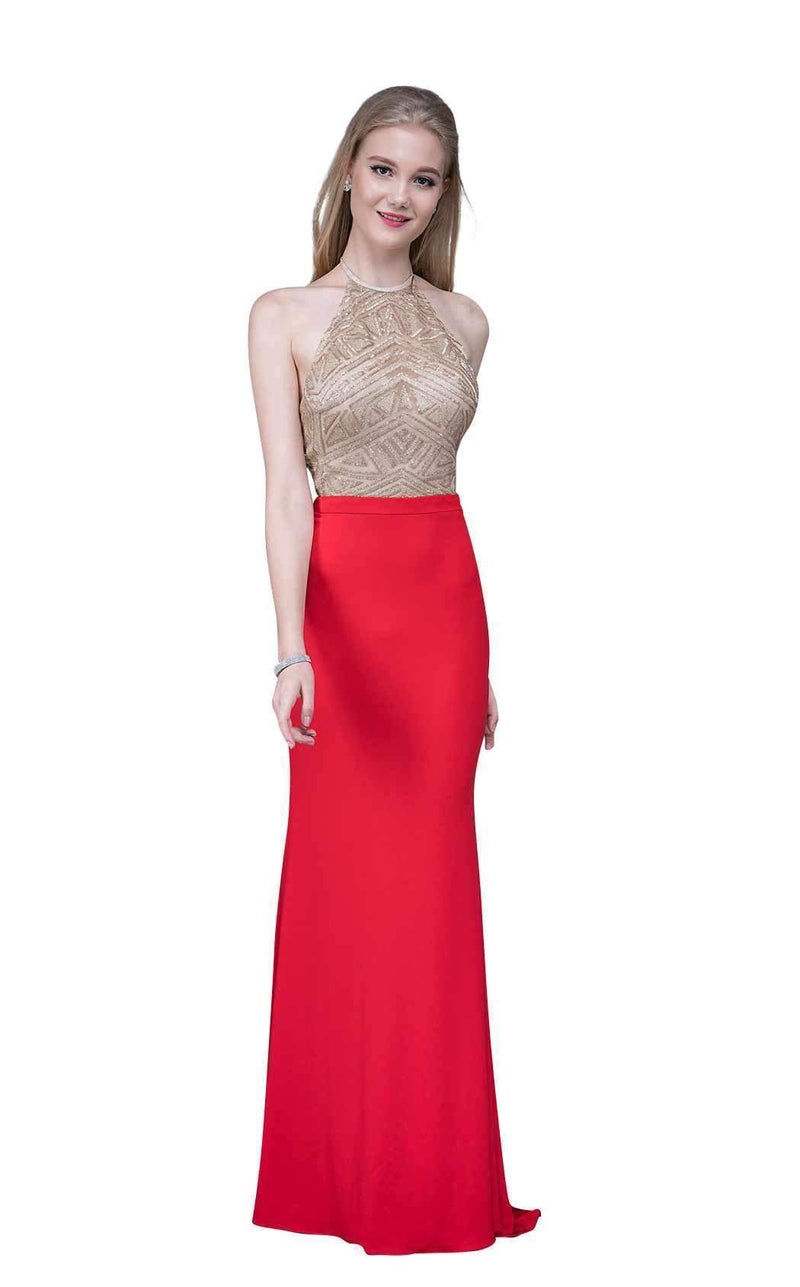 Nina Canacci 2126 Red-Nude