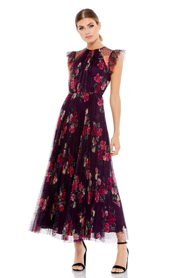 Mac Duggal 2143 Plum-Multi