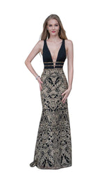 Nina Canacci 2143 Black/Gold