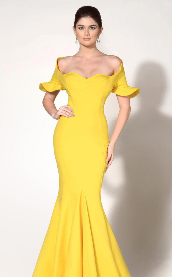 MNM Couture 2144A Yellow