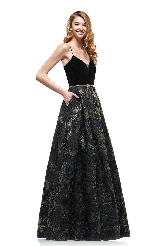 Colors Dress 2147 Black/Gold