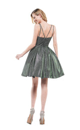 Colors Dress 2150 Dress Green-Multi