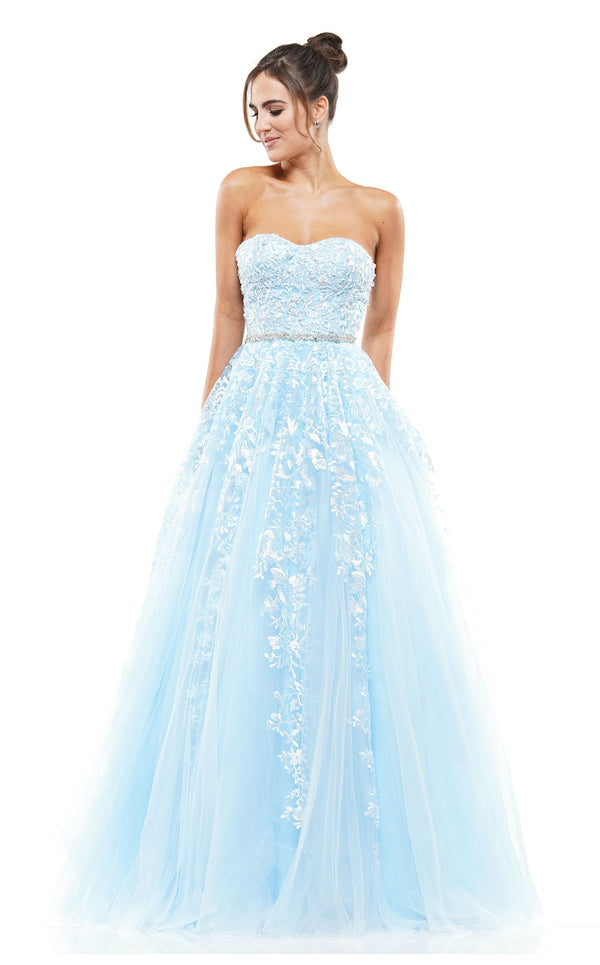 Colors Dress 2154 Dress Baby-Blue