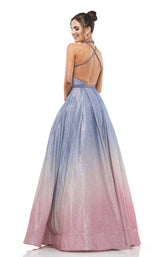 Colors Dress 2155 Dress Blue-Pink