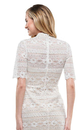 Colors Dress 2162 White-Nude