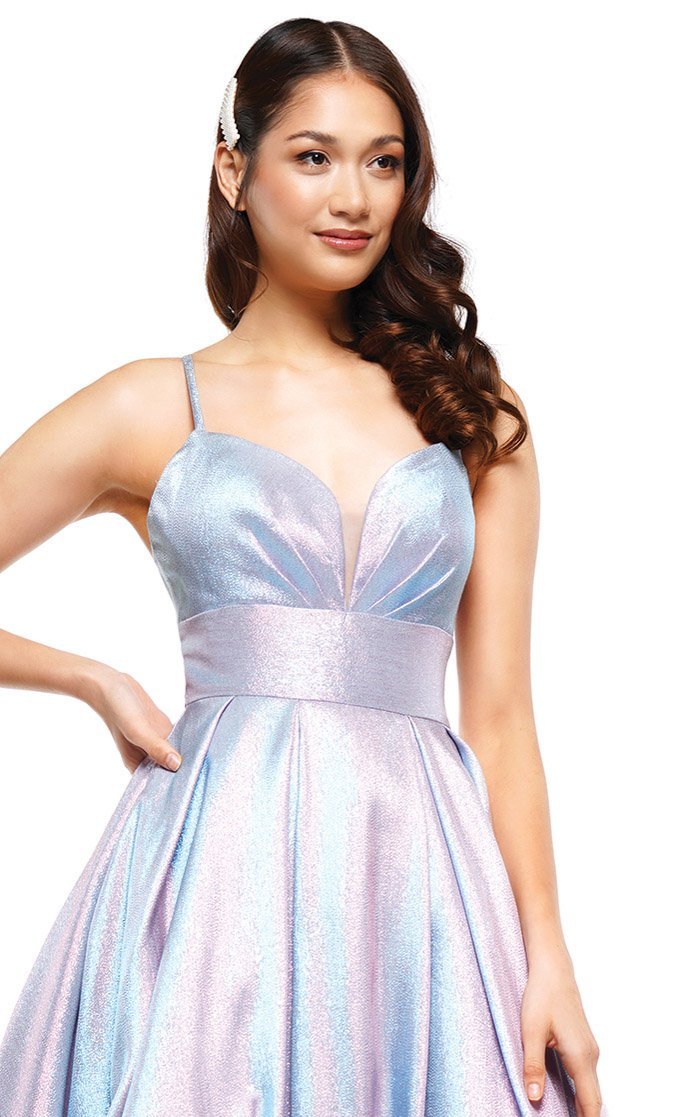 Colors Dress 2164 Aqua-Pink