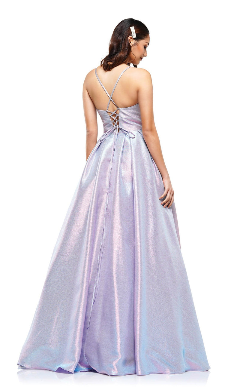 Colors Dress 2164 Aqua-Pink