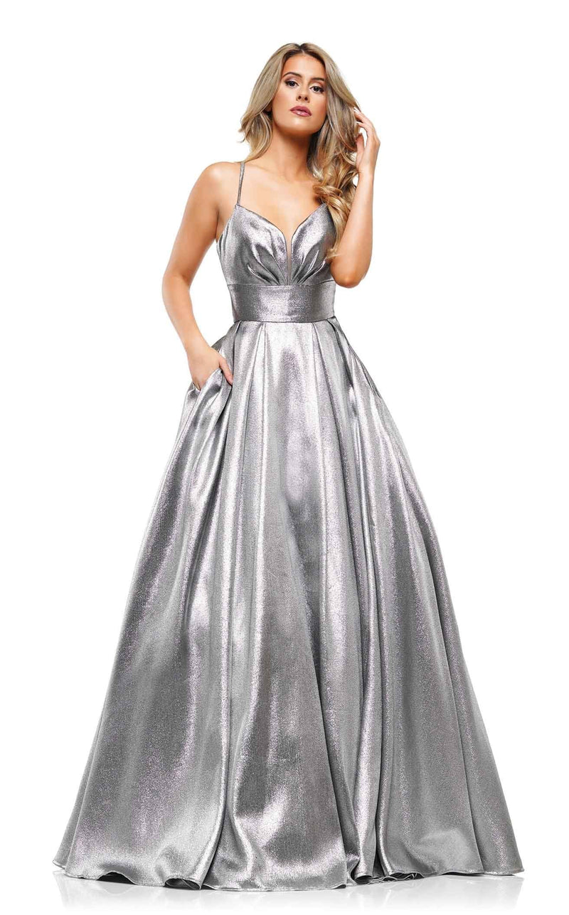 Colors Dress 2164 Dress Silver-Black