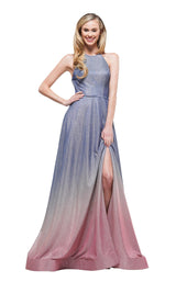 Colors Dress 2165 Dress Blue-Pink