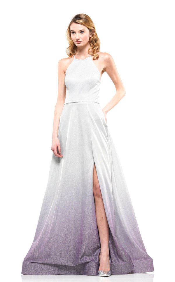 Colors Dress 2165 Dress Silver-Purple