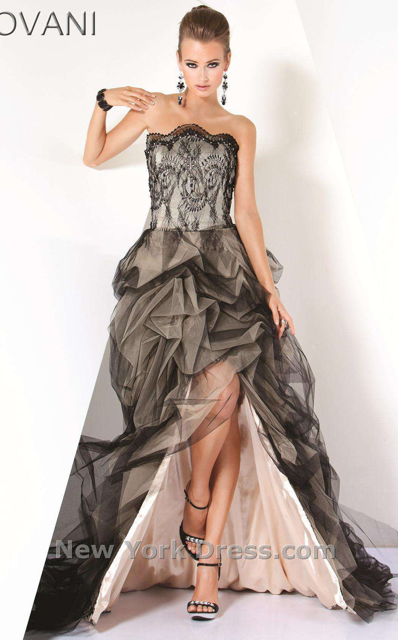 Jovani 9706 Black/Nude