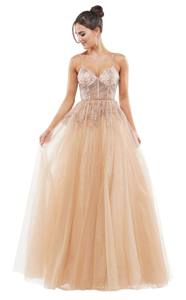 Colors Dress 2171 Dress Gold