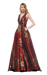 Colors Dress 2179 Wine