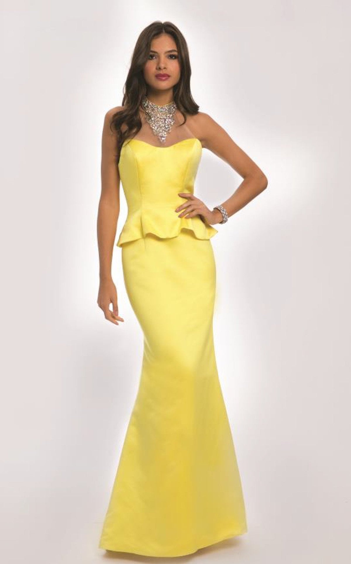 fitted lace wedding dress Jovani 21870BG
