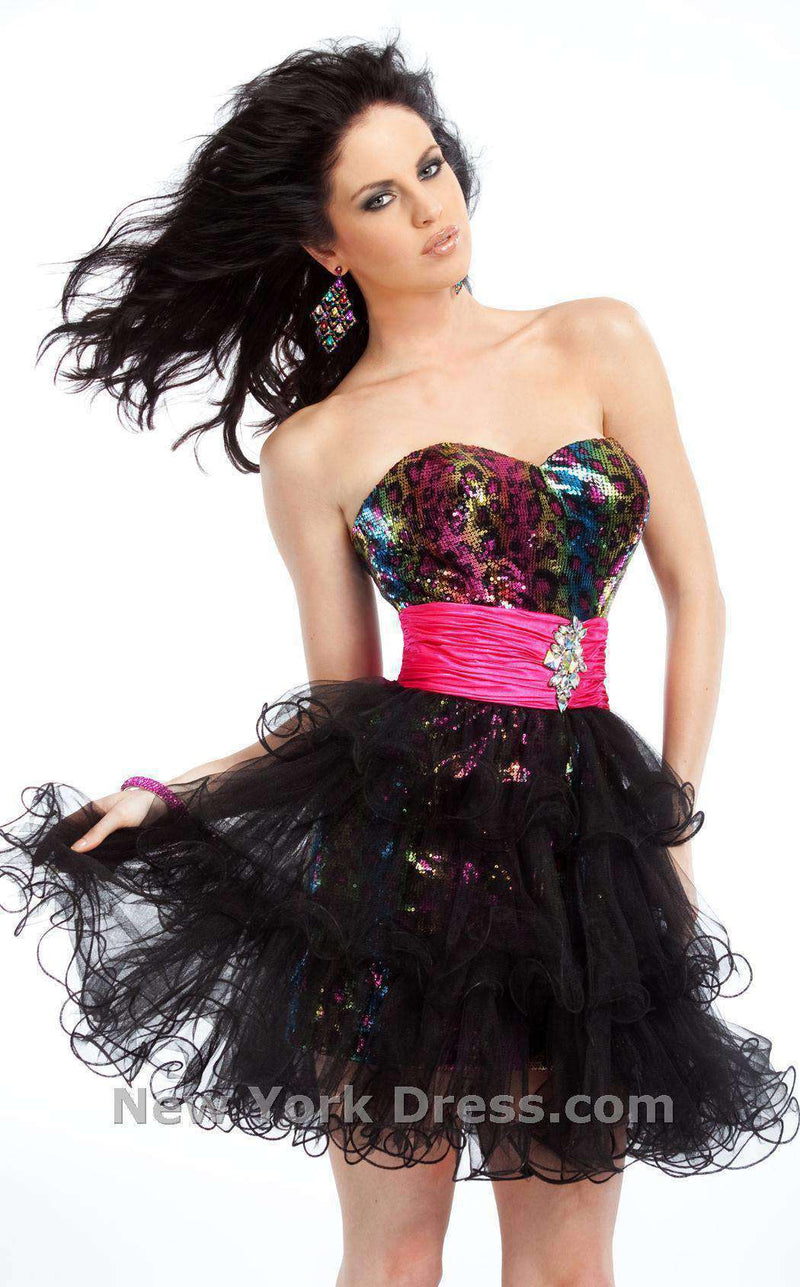 Party Time 6675 Fuchsia Multi