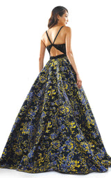 Colors Dress 2273 Dress Yellow-Royal