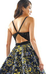 Colors Dress 2273 Dress Yellow-Royal