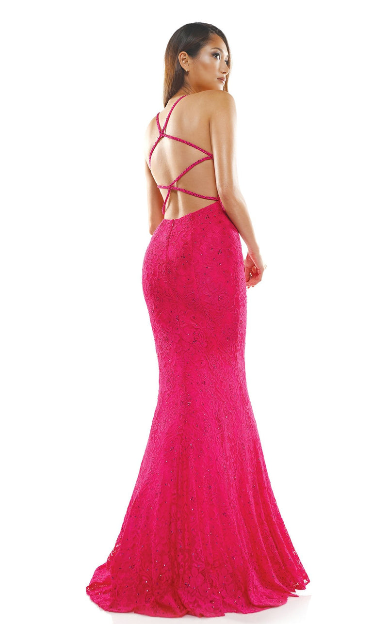 Colors Dress 2281 Dress Hot-Pink