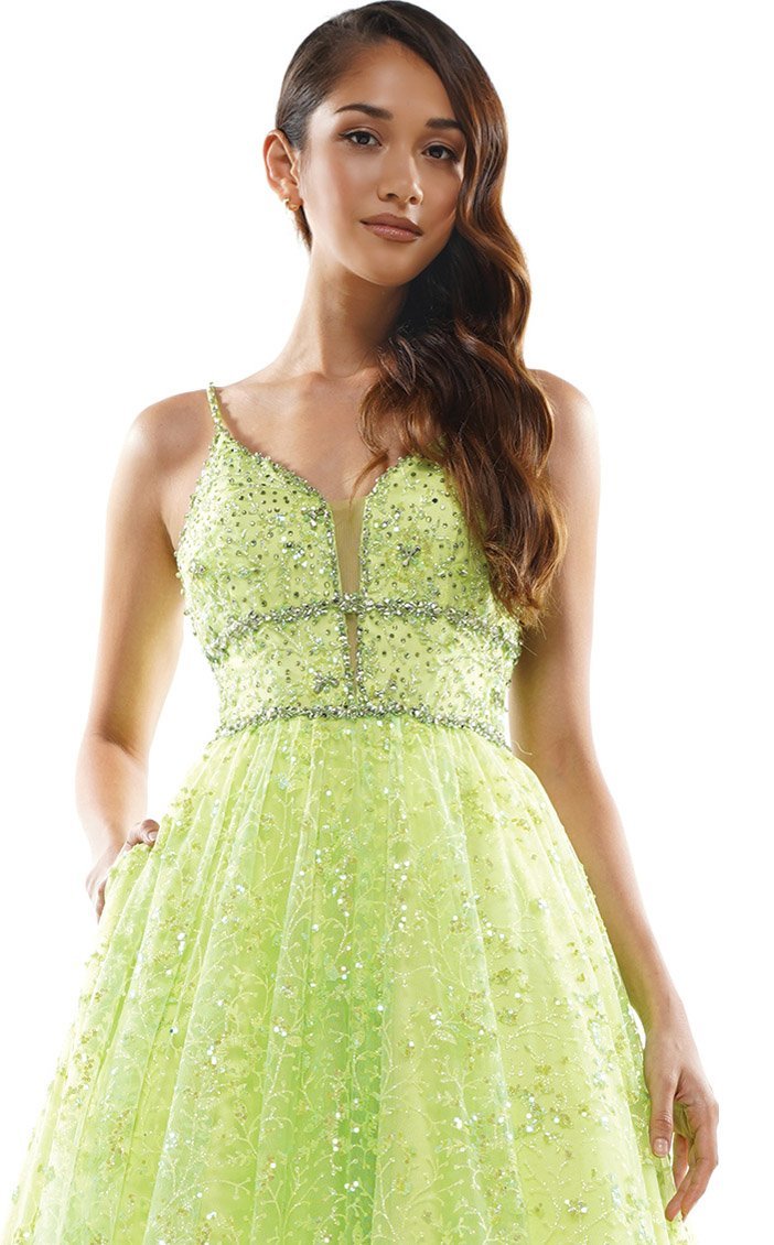 Colors Dress 2288 Dress Lime
