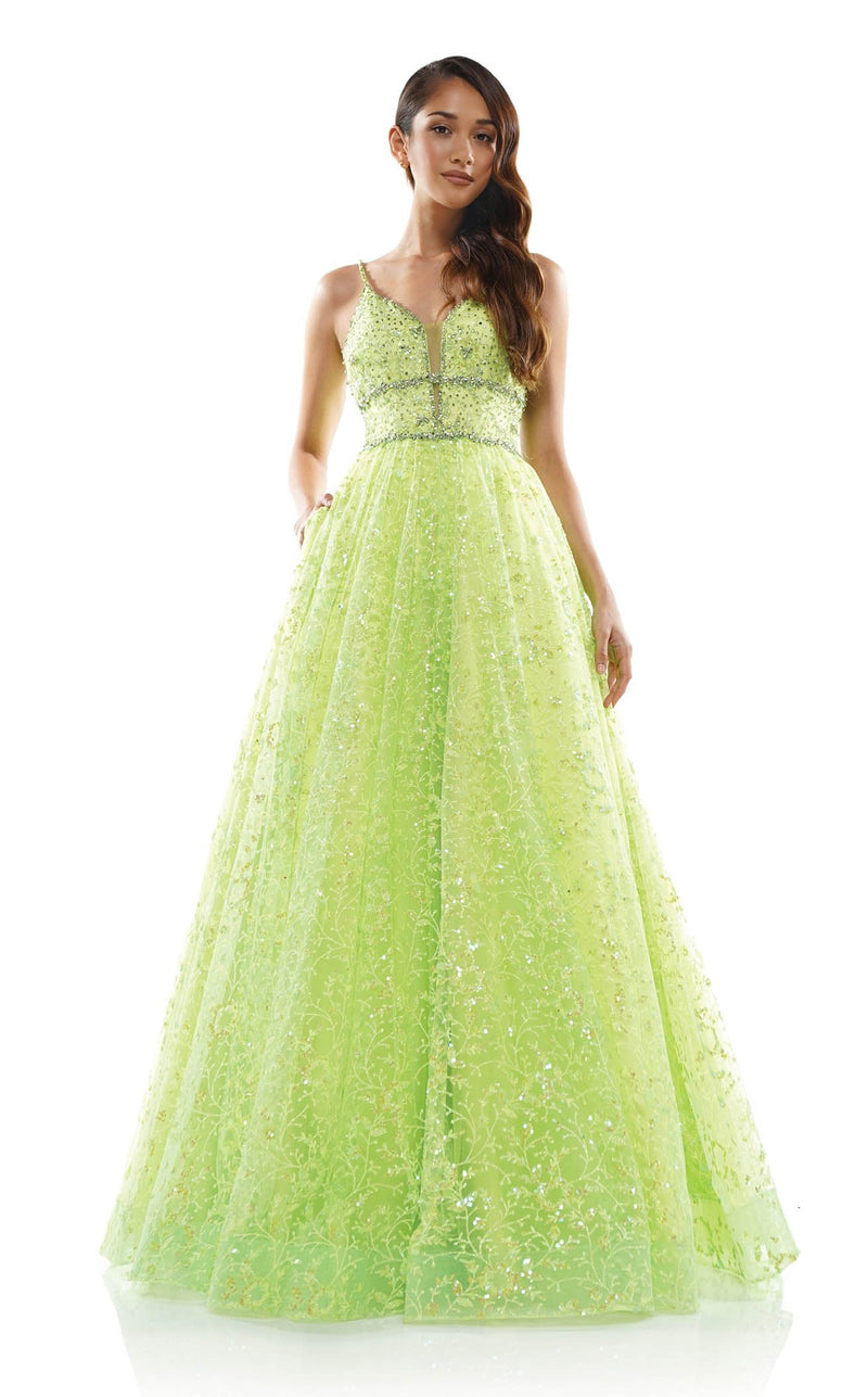 Colors Dress 2288 Dress Lime