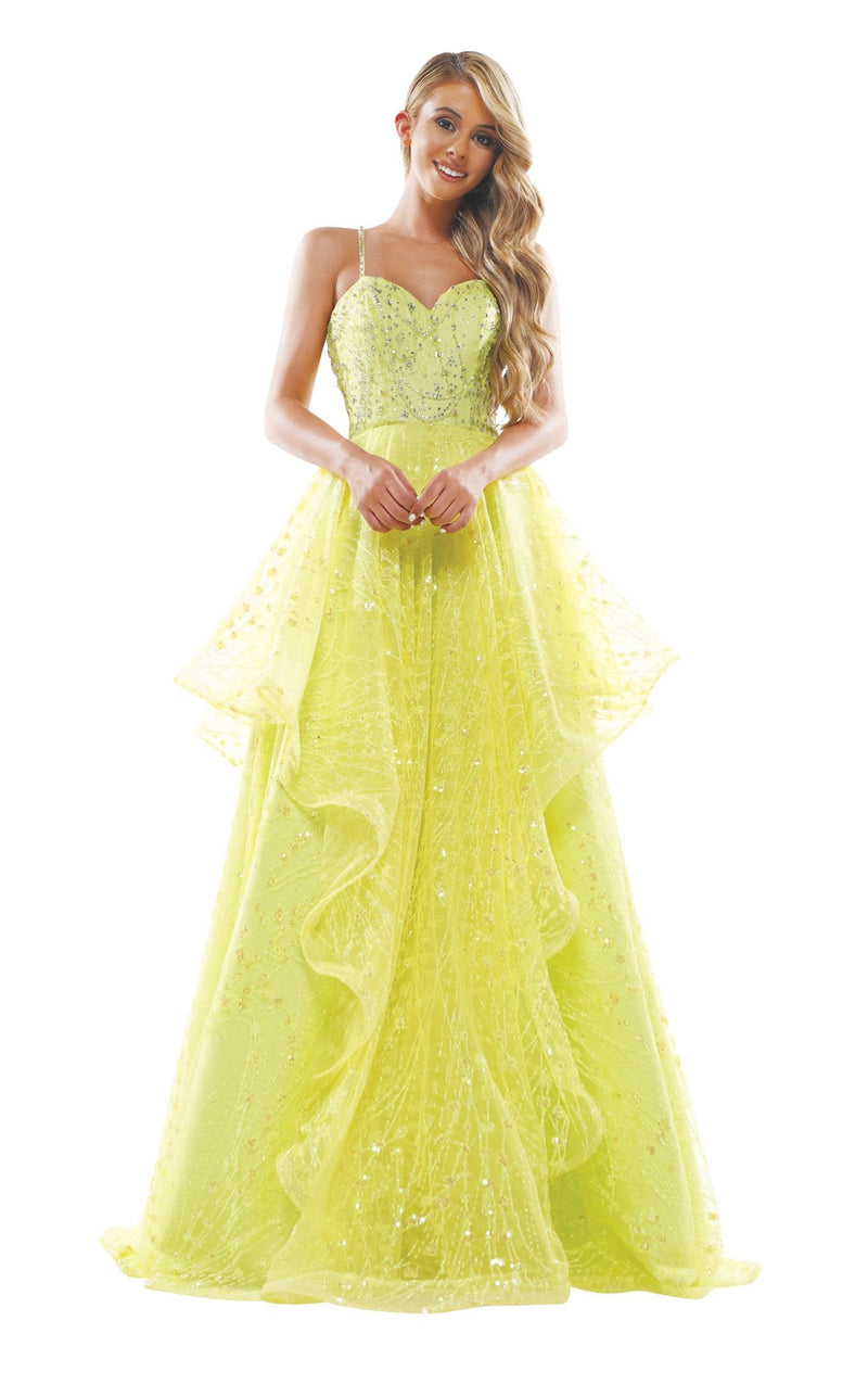 Colors Dress 2289 Dress Neon-Yellow